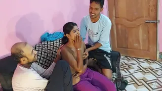 Uttaran20-The bengali gets fucked in the threesome, of course. But not only the black girl gets fucked, but also the two guys fuck each other in the tight pussy during the villag threesome. The slut and the guys enjoy fucking each other in the threesome