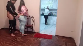 I'm going to visit my step brother and I see that my sober girl gets very whore with me, I manage to fuck her while my step brother is in the kitchen, what a good niece I have a great whore, she likes to suck my cock and get all the milk