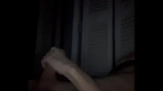 18 year old twink jerks off in his bed