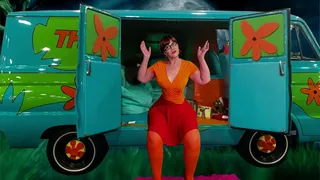 Mature Gilf Scooby Doo Velma gets her pussy licked until she cums