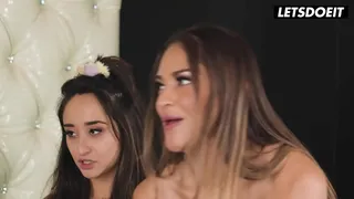 Isabella Nice, Scarlett Sage & Gizelle Blanco Lesbian Fun Between Roommates - A GIRL KNOWS