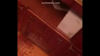 girl pissed on sofa and floor