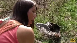 HUNT4K. Arrogant Girl Gets Fucked All Slits In Public Pickup