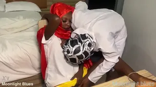 Ebony petite student seduces teacher a day before Christmas holiday vacation