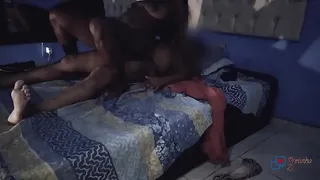 I hid the camera and filmed the fuck with the busty mulatto girl
