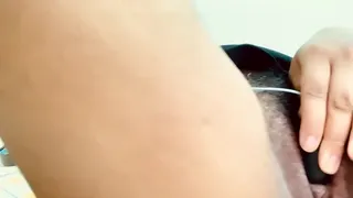 Young girl masturbating in a lonely room