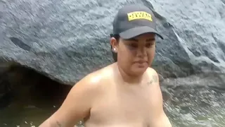 seductive dance for my stepbrother in the river