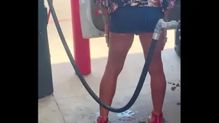 Gas station pee