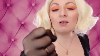 Free video. JOI video: jerk off instructions and cum countdown - finish to my gloves - in fetish gloves by Arya Grander