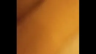 Fat woman touching herself