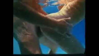 Sex in group and greats cums on pool