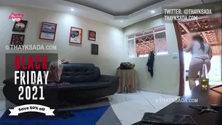 Hot wife making husband cuckold with delivery boy
