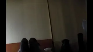 White woman enjoying with her dark man