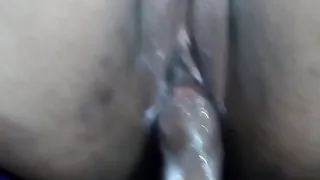 Big ass brunette in stockings teases to receive great fuck and creampie