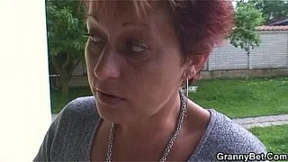 Granny allows him to seduce her