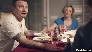 Weird family tricked new member of house in a group sex