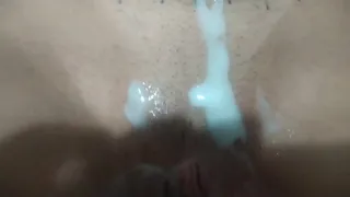 He pushed everything into the crown's pussy and came like a stallion horse