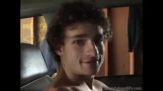 Naughty Kenda came to the car and blowjob a dick. She strip off her clothes showing her natural tits and fucking hardcore on top