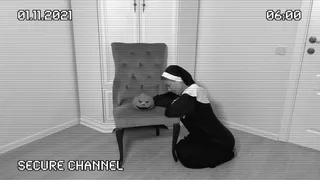 a modest nun did not expect such a holiday on Halloween at all