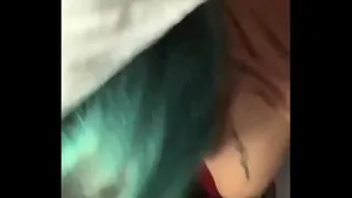 Blue Hair Puerto Rican Bubble Butt