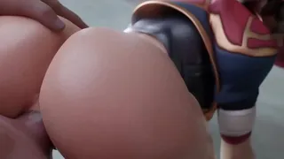 overwatch kiriko suck or fuck Halloween ass play edit