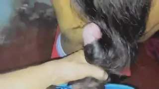 hairjob beautiful and silky hair