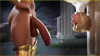 3D Futanari MILF fucks Girl and cum in pussy and mouth, Hot Futa MNCZPS5K