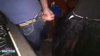 The DJ couldn't help himself and had to fuck me in his booth at the swing club