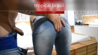 I didn't want to wait, I went to have sex with him in the shower and I told the cuckold to wait in the bedroom
