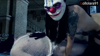 in the haunted house there is a ghost who gets fucked