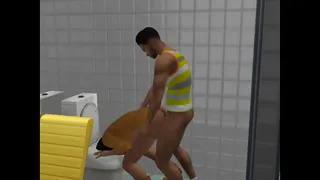 We do anal in the gym bathroom