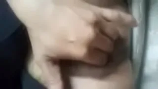 She's so horny, playing with her clit, poking her pussy until cum fills her pussy hole. Big pussy, beautiful clit, worth licking. When you see it, your cock gets hard and cums all the time.