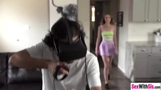 Sexy babe Kyler Quinn swallowed huge dick before hardcore pussy fucking