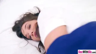 Big tits teen Lana Rhoades and hot big ass Gia Paige grabbed big cock and sucked it before hardcore pussy fucking