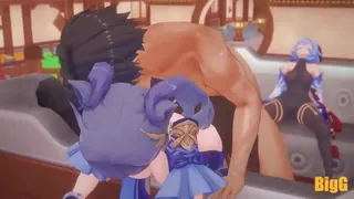 Genshin impact hentai animation