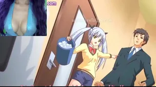 HIS WIFE LEAVE HIM AND HE CONSOLES WITH HIS STEP-DAUGHTER - Hentai Papa Love Ep. 1