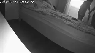 Wife Sets Up Hidden Camera and Films Her Husband and Housekeeper Cheating. Real Video