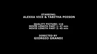 Alexxa Vice vs Tabitha Poison #2 - Hardcore Anal & Rose Licking, 69 Positions, ATOGM, DAP, Swallow