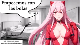 Hentai anal training with the bossy girl.