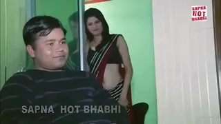 wife enjoys with servant while husband is in next room - Hindi Hot Short Film.MP4