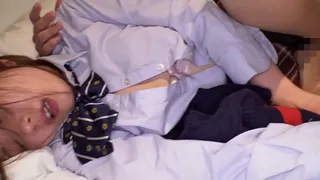 part1 Mai, a beautiful M girl with a white panty! A beautiful and inexperienced girl with little experience! Just licking her ears will make her beautiful pie pan wet all over!