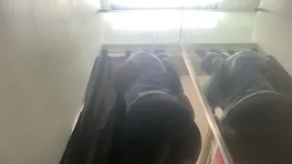 SPYING ON A BEAUTIFUL GIRL