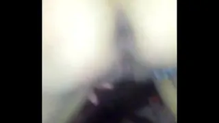 Horny slut strips and rubs her cunt