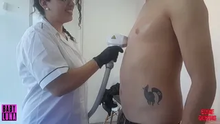 Permanent laser hair removal with a happy ending Ft. BabyLuna939