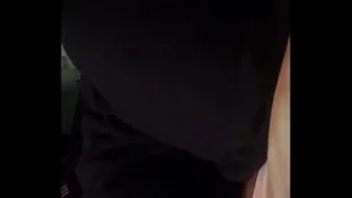 TS gets her meat sucked by dude hiding his face with hood