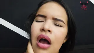 She is a very horny slut, she loves to suck cock