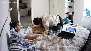 Euro Real Couple Makes Hot Homemade Sex Action