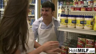 Hot MILF ges fucked at work