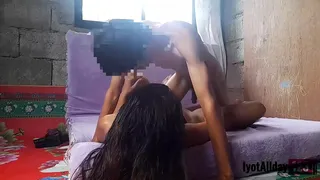 Pinay hot milf lick and fuck by houseboy.