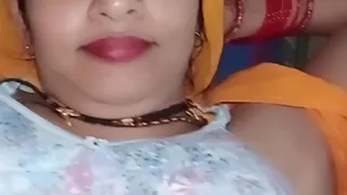 Indian hot and sexy wife was fucked by her husband on karwachoth
